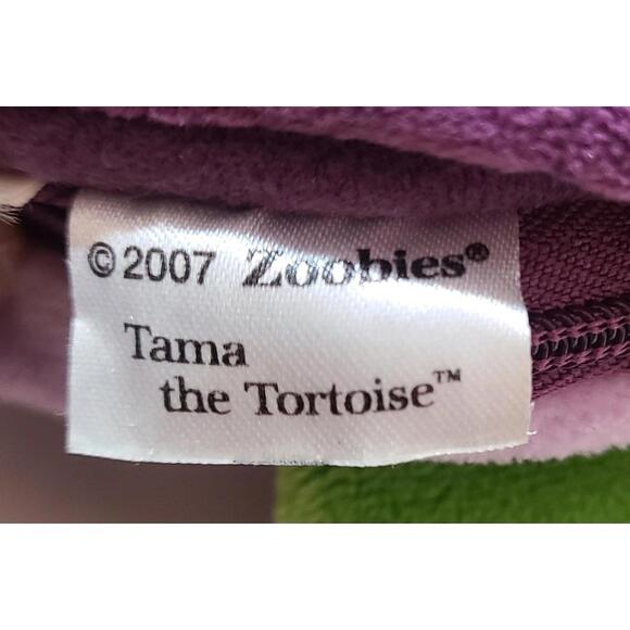 2007 Zoobie Turtle Blanket Storage Stuffed Animal Soft Gift Blanket Missing GUC - Picture 4 of 6